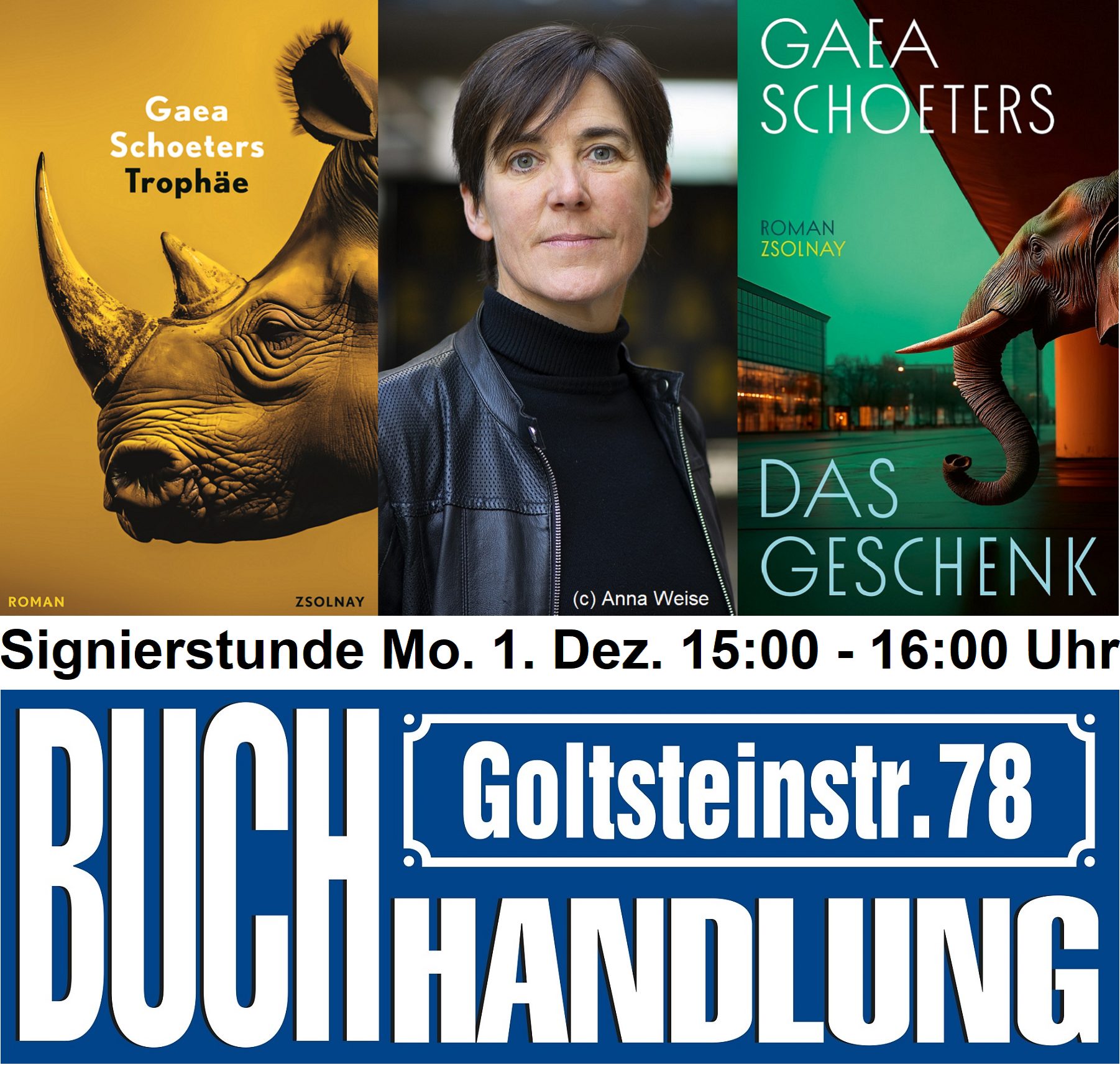 Gaea Schoeters signiert