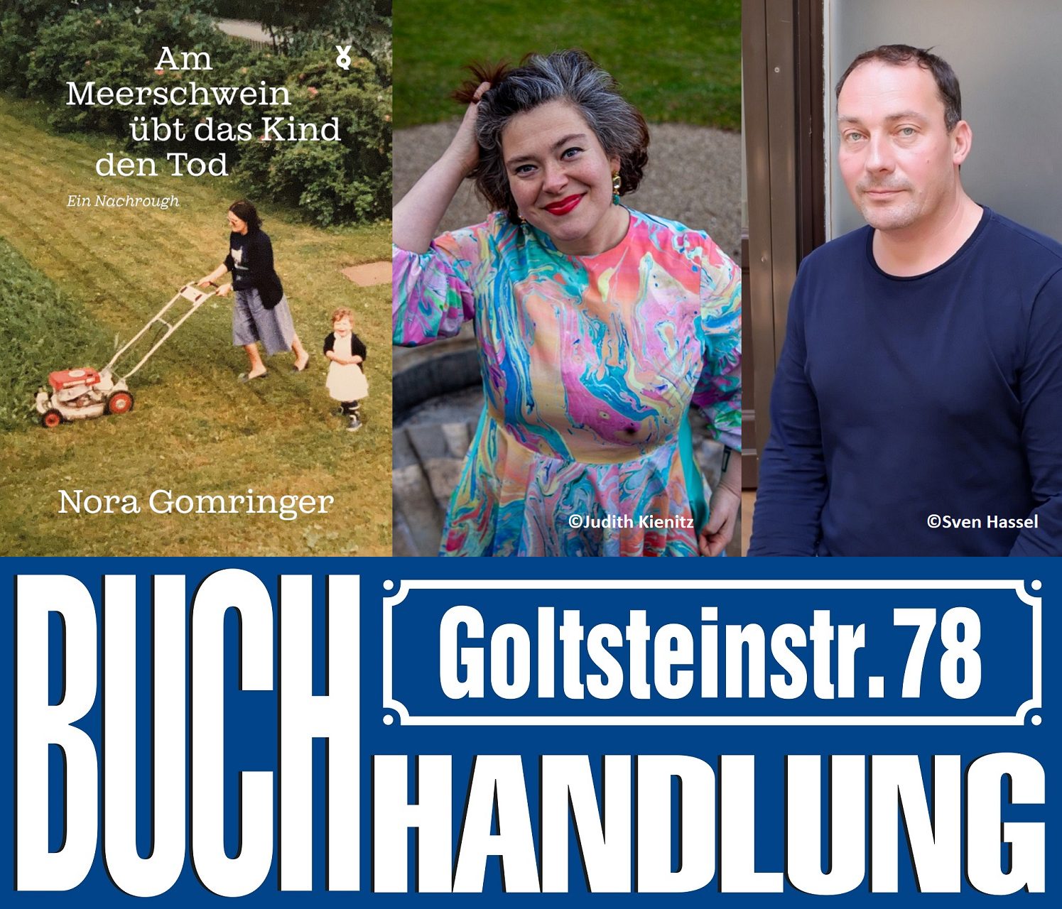 Nora Gomringer stellt im Gespräch mit ihrem Verleger Leif Greinus ihr aktuelles Buch "Am Meerschwein übt das Kind den Tod" vor.